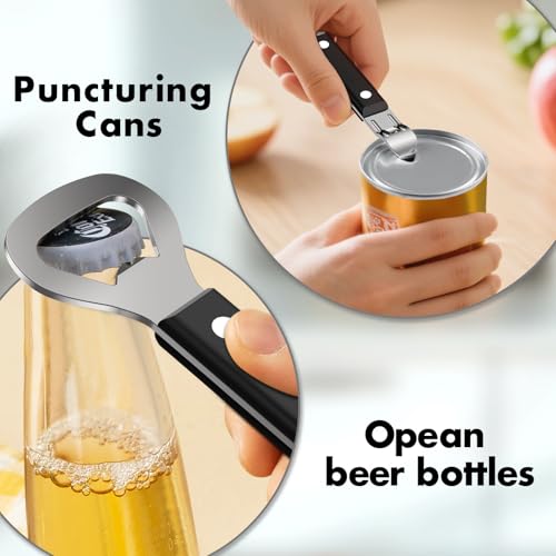 3PCS Can Opener Manual & Bottle Opener & Wine Opener