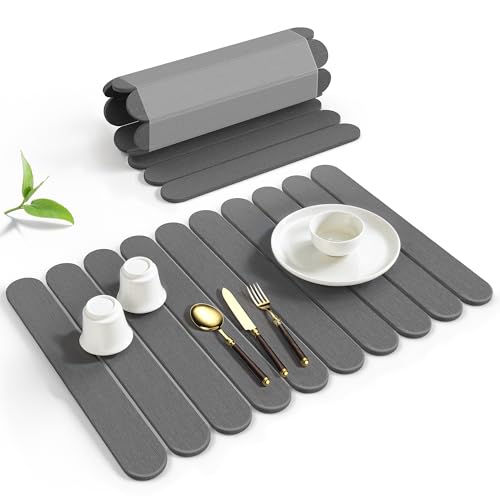 Stone Dish Drying Mat for Kitchen Counter