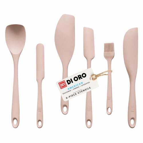 DI ORO Silicone Spatula Set (Cashmere Rose)