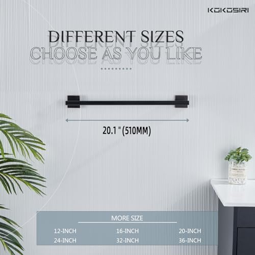 Towel Bar Bathroom Towel Holder for Bath Kitchen Cabinet Towel Rails 20 Inch Oil Rubbed Bronze Stainless Steel B4005ORB (Oil Rubbed Bronze / 20-Inch)
