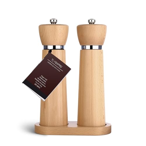Wooden Salt and Pepper Grinder Set (2 PC Set/Beech)