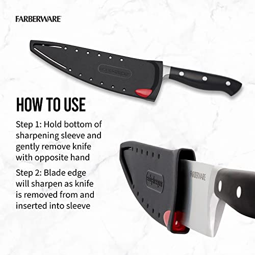 Edgekeeper 8 Inch Forged Triple Riveted Chef Knife with Self