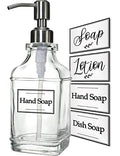 Antique Design Soap Dispenser with Rust Proof 304 Stainless Steel Pump (Stainless Steel)