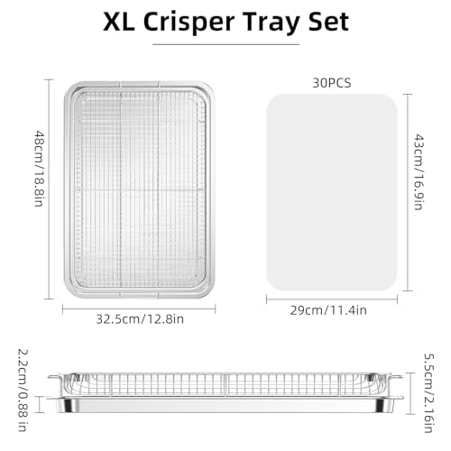 Air Fryer Basket for Oven (18.7" x 12.8")