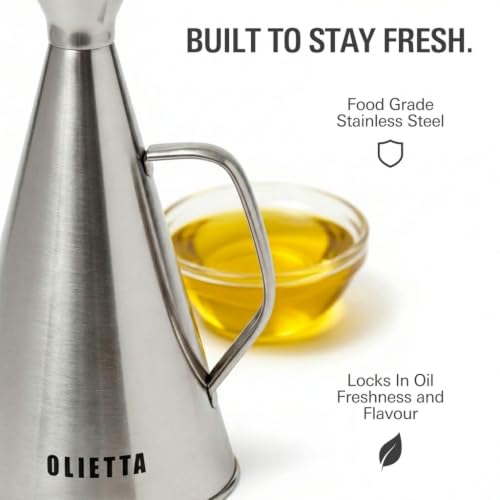 Olive Oil Dispenser Bottle (Stainless Steel / 33.8 Ounces)