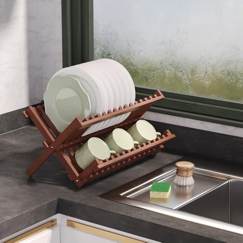 Teak Dish Drying Rack