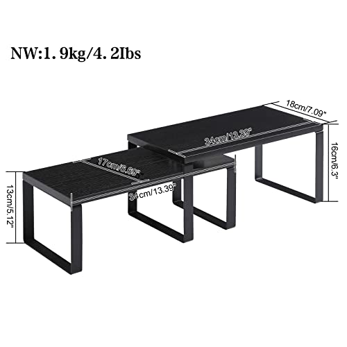 Cabinet Shelf Organizer (Black)