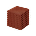 100% Cotton Waffle Weave Kitchen Dish Cloths 8 (Rust / 12 X 12 - 8 Pack)