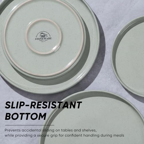 7.9 Inch Ceramic Dinner Plates (Mist Green / 7.9'')