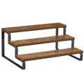 3 Tier Spice Rack (Rustic Brown, 3 Tier, 1 Pack / 3 Tier 1 Pack)