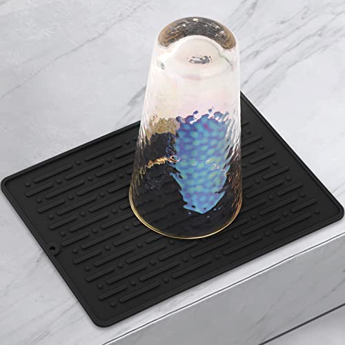 Dish Drying Mats (Black / 6" x 8")