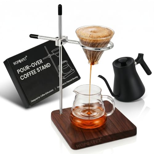 Pour Over Coffee Stand (Black Walnut)
