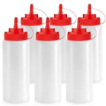 16 oz Condiment Squeeze Bottles for Sauces (16oz 6 Pack)