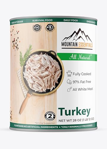 All Natural Canned Turkey 28 Oz (Pack of 6)