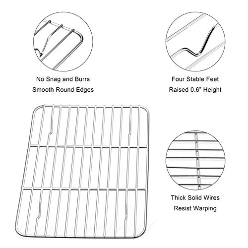 Baking Cooling Rack Set of 2 (11.6" x 9")