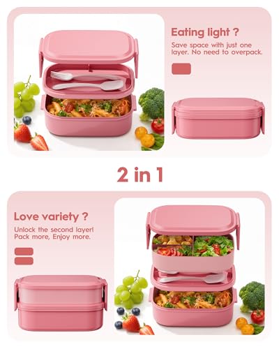 Bento Box Adult Lunch Box (Pink)