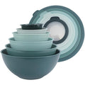 Mixing Bowls with TPR Lids (Teal TPR Lids)