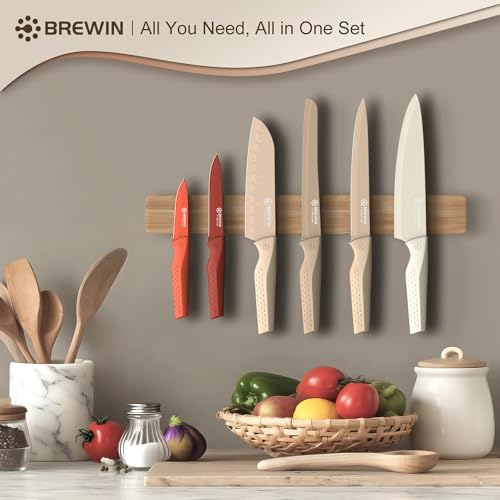 Knife set 13 Pieces Kitchen Knives Set with Sharpener