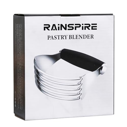 Large Pastry Cutter For Baking Durable Pastry Blender Dough Cutter Black (Black)