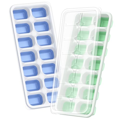 2 Pack Ice Cube Tray (Mint+Space Blue 2 Pack / Ice Cube Tray 2 Pack)