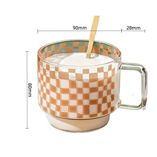 Glass Mug Cup (Purple)