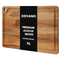 Large Acacia Wood Cutting Board for Kitchen