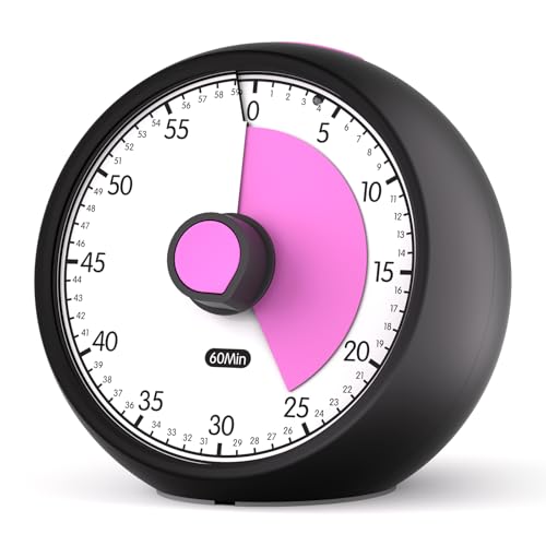 Visual Timer for Kids 60 (Black Pink)