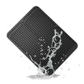 Silicone Dish Drying Mat for Kitchen Counter (Black / 16" x 12")