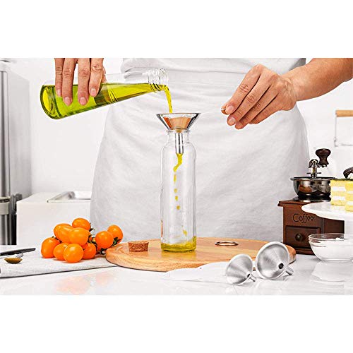 Small Funnels for Filling Bottles (3 Pack (2.95" + 2.16" + 1.77"))