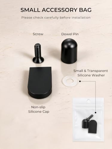 Countertop Paper Towel Holder with Tempered Glass Base (White)
