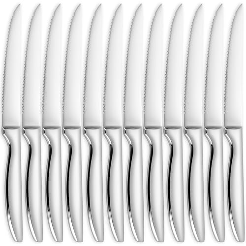 Steak Knives Set of 12 (Only Knives / Silver for 12)