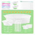 Silicone Measuring Cups Kit for Resin (600ML+250ML+100ML)
