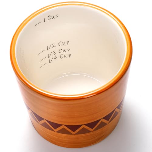 5Pcs Ceramic Measuring Spoons in Pot