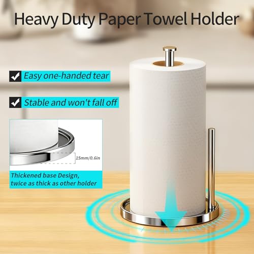 Paper Towel Holder Countertop (Chrome)
