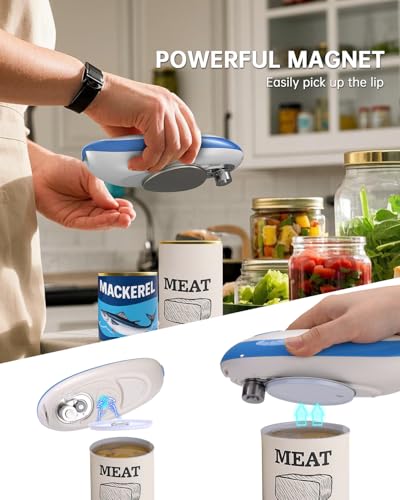 Electric Can Opener (Blue/Battery)