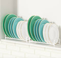 Plate Organizer for Cabinet (White)