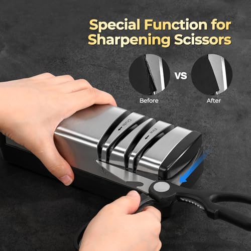 Knife Sharpener (Adaptor-Silver)