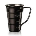 Gunmetal Stepped Jigger With Handle (Gunmetal Black)