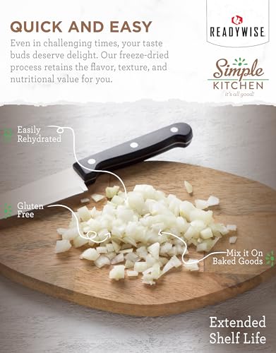 Simple Kitchen Dehydrated Chopped Onions