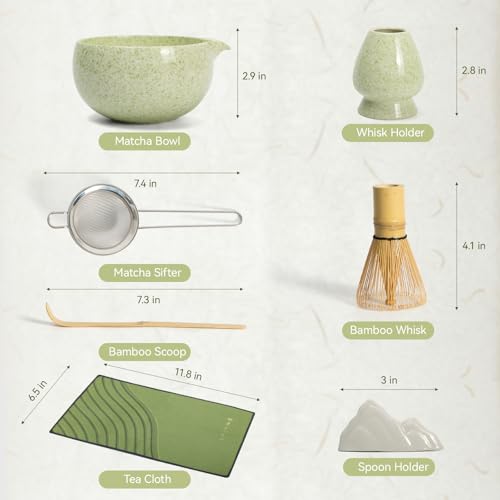 Matcha Whisk Set (Sage Green)
