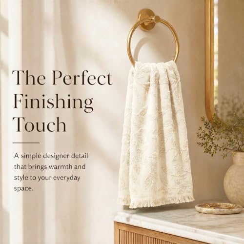 Decorative Hand Towels for Your Bathroom Or Kitchen (Beige)