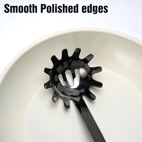 Black Stainless Steel Pasta Spoon (Z-Black Spaghetti)