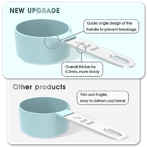 Measuring Cups & Spoons Set (White / 5+5)