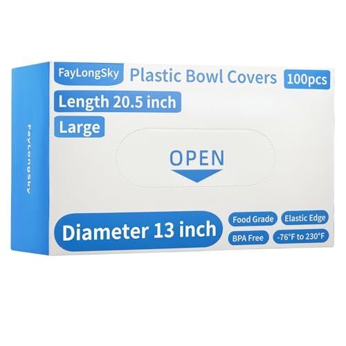 Boxed Bowl Covers Bread Proofing Shower Caps for Sourdough Bread (Diameter 13" 100pcs)