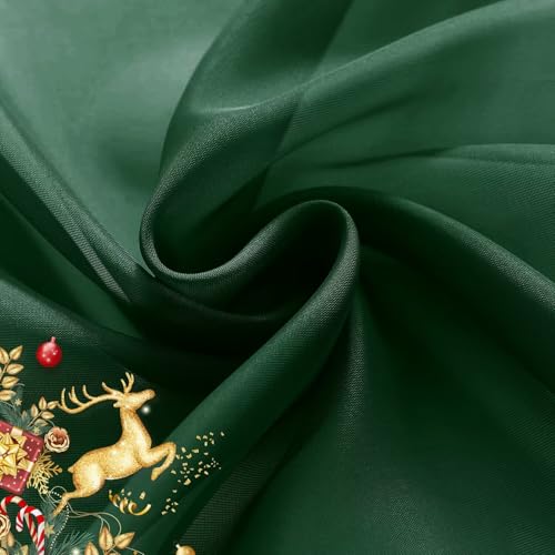 Basic Rod Pocket Sheer Voile Window Curtain Panels Foliage Green 1 Pair 2 Panels 26 Width 40 Inch Long for Kitchen Bedroom Children Living Room Yard（Foliage Green (Foliage Green / 26"W x 40"L (Pack of 2))