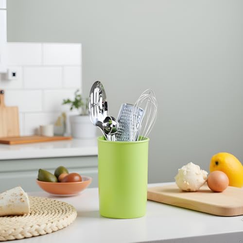 Calypso Basics Multipurpose Cookware Storage Crock (Utensil Holder / Lime)