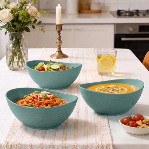 Large Soup Bowls 65 OZ (Green / 65 Oz)