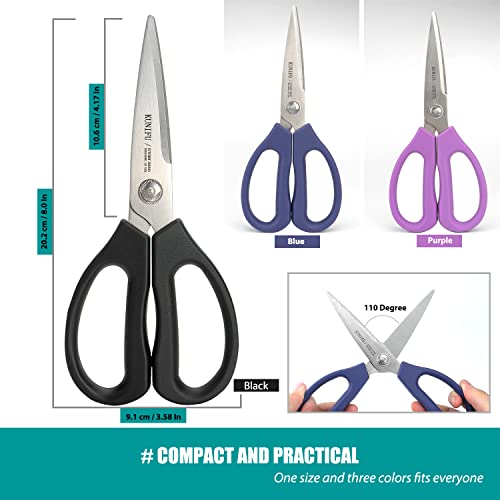 Detachable All Purpose Kitchen Scissors Shears (ComeApart / Blue)
