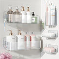 Adhesive Shower Shelves (A-Clear / 5 pieces)