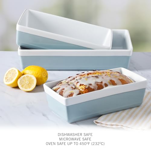 3 Piece Oven to Table Stoneware Bakeware Set (Dusty Blue / 3-Piece Set (9", 11", 13"))
